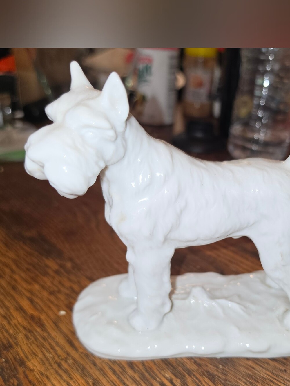 White Ceramic Terrier Figurine - Home Accents